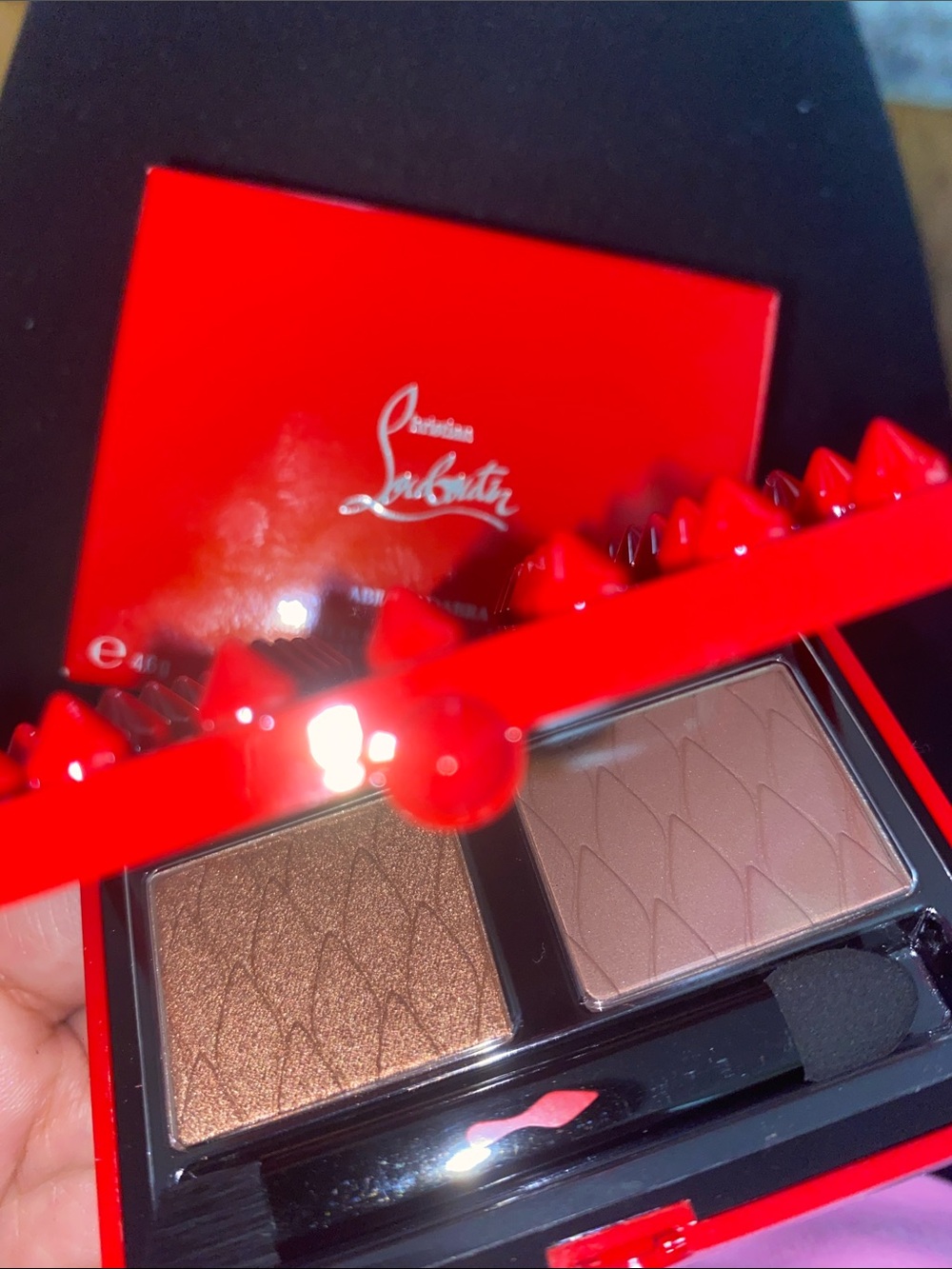 Christian Louboutin Brown Eyeshadow Duo — ambretta brown